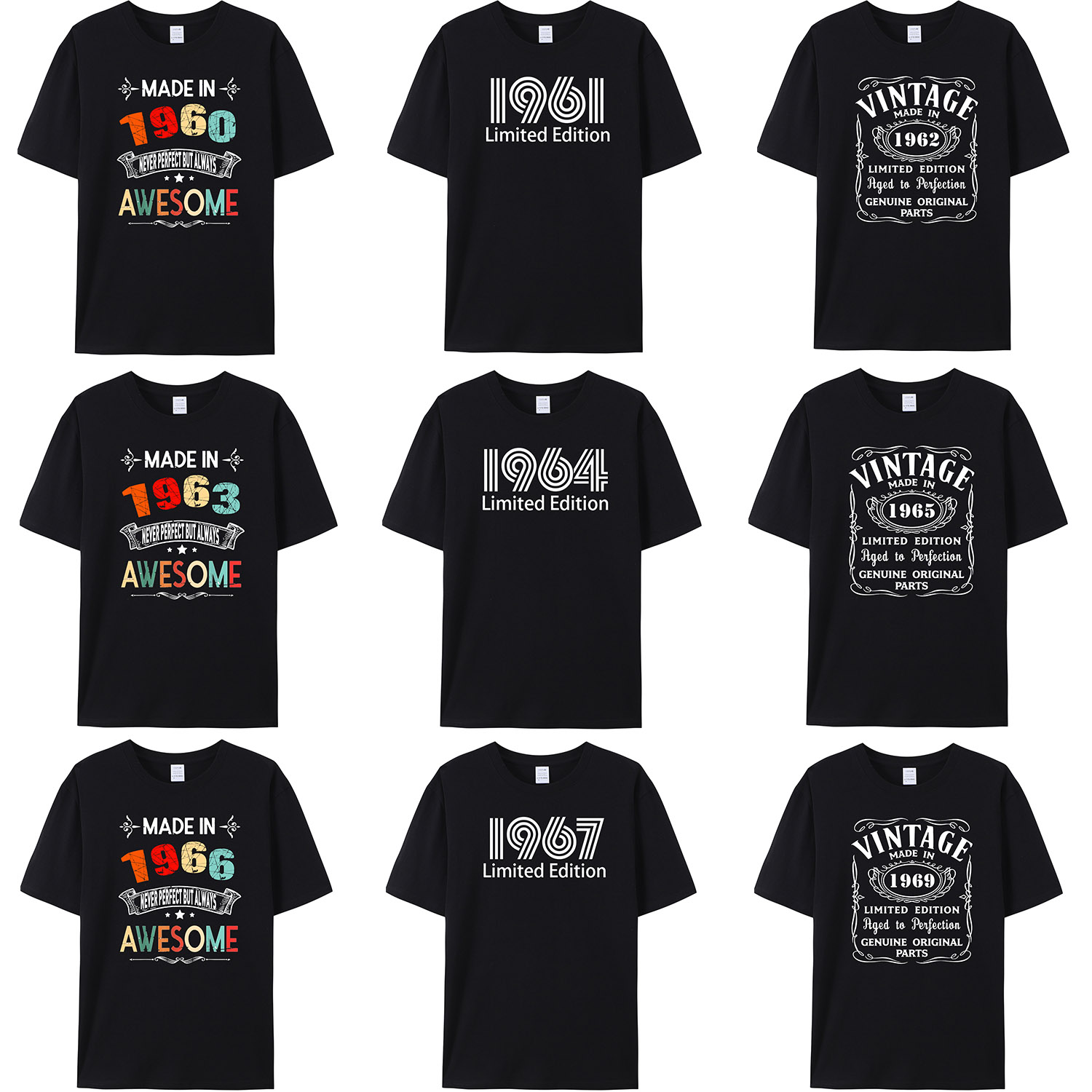 Men'S Fashion 1960S - Made in 1960/1961/1962/1963/1964/1965/1966/1967/1968/1969 T Shirt Father