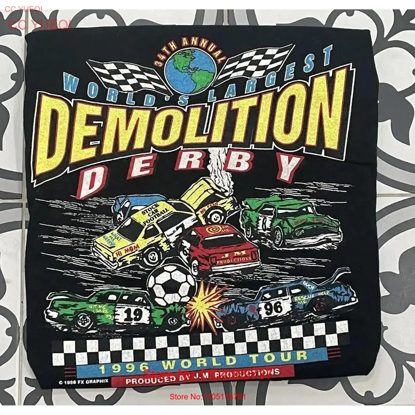 Mens Fashion World - Vintage Stock Car Demolition Derby 1996