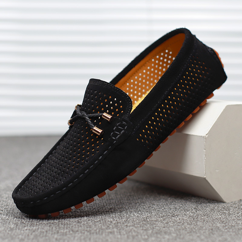 Suede Loafers Men - Fashion Suede Mens Casual Shoes Genuine