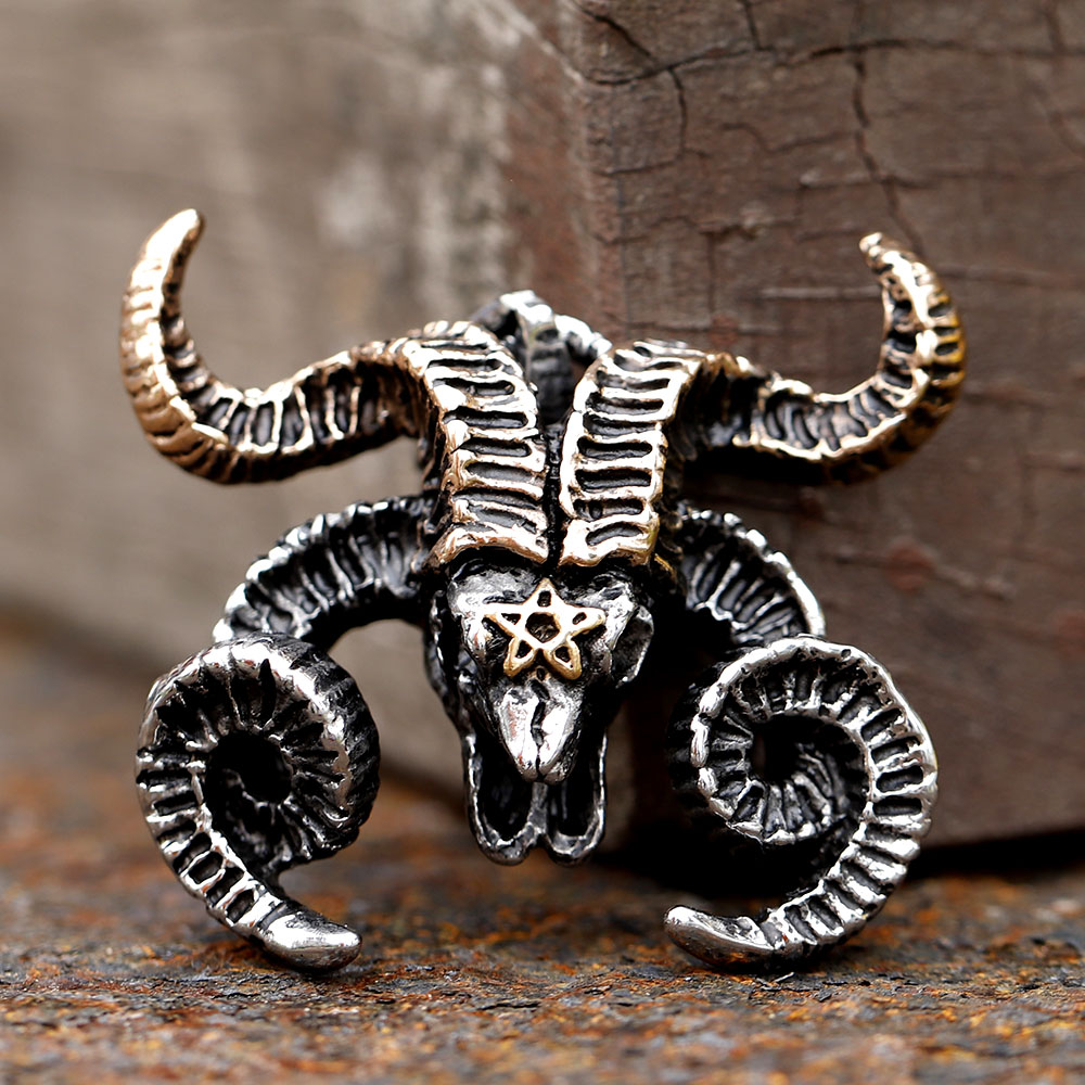 Men'S Fashion Labels - New Creative Design Stainless Steel Sheep's