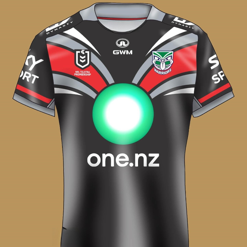Mens Fashion Rugby Shirts - 2026 Summer New Zealand Warriors Rugby