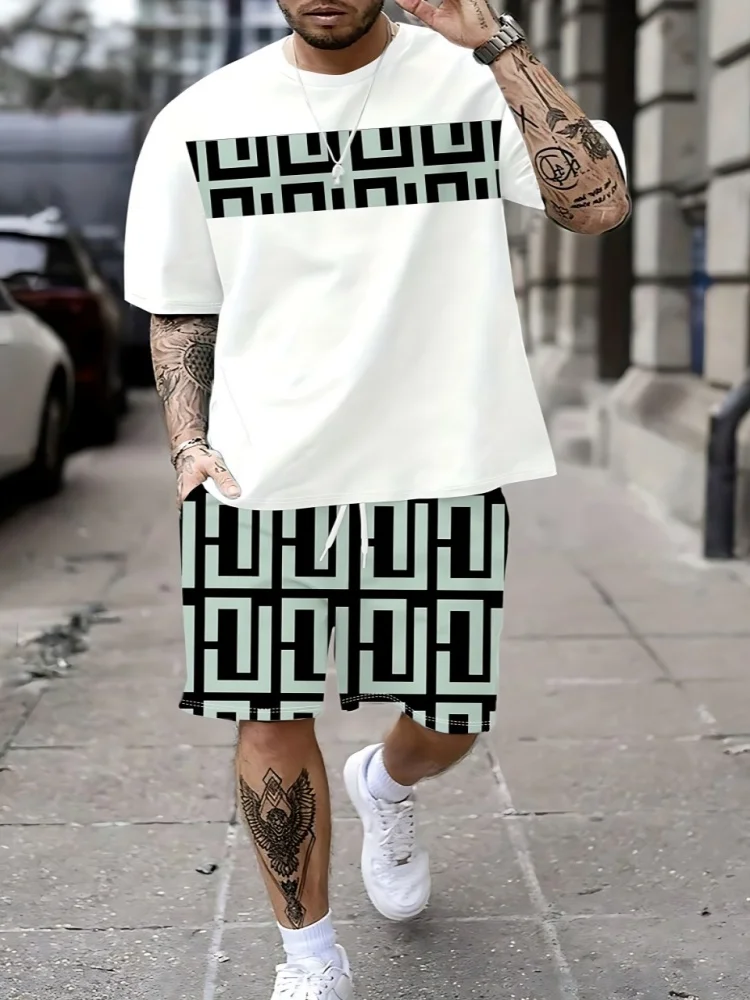 Men'S Fashion And Style - Summer New Style Men's Short-Sleeved Shorts