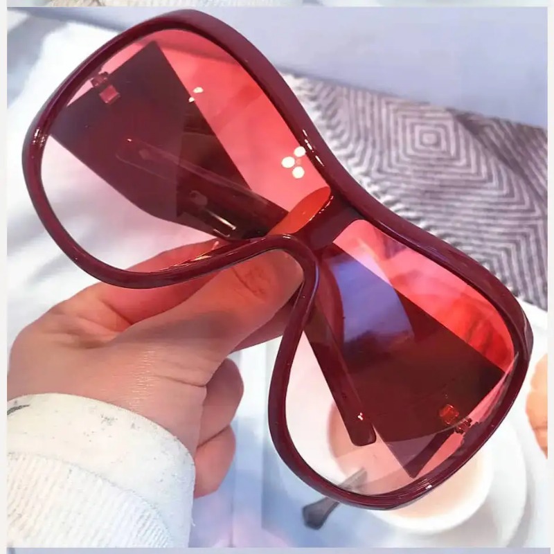 Men'S Fashion Old Money - One Piece Oversized Y2K Sunglasses for