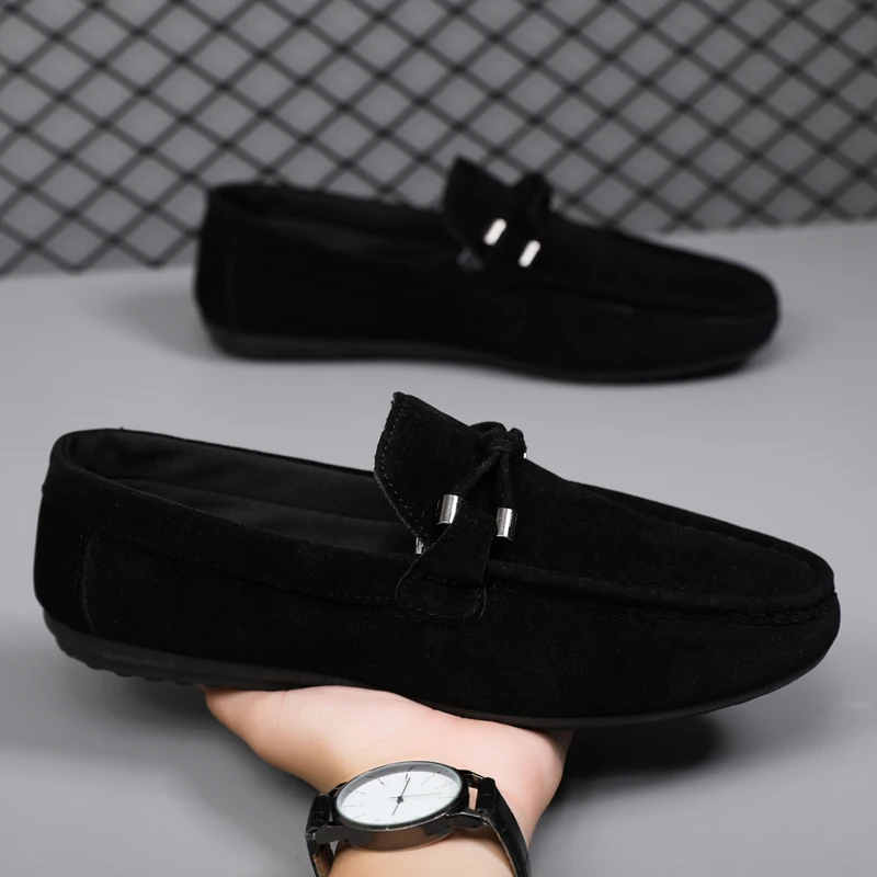 Suede Loafers Men - Men Casual Shoes Fashion Men Shoes