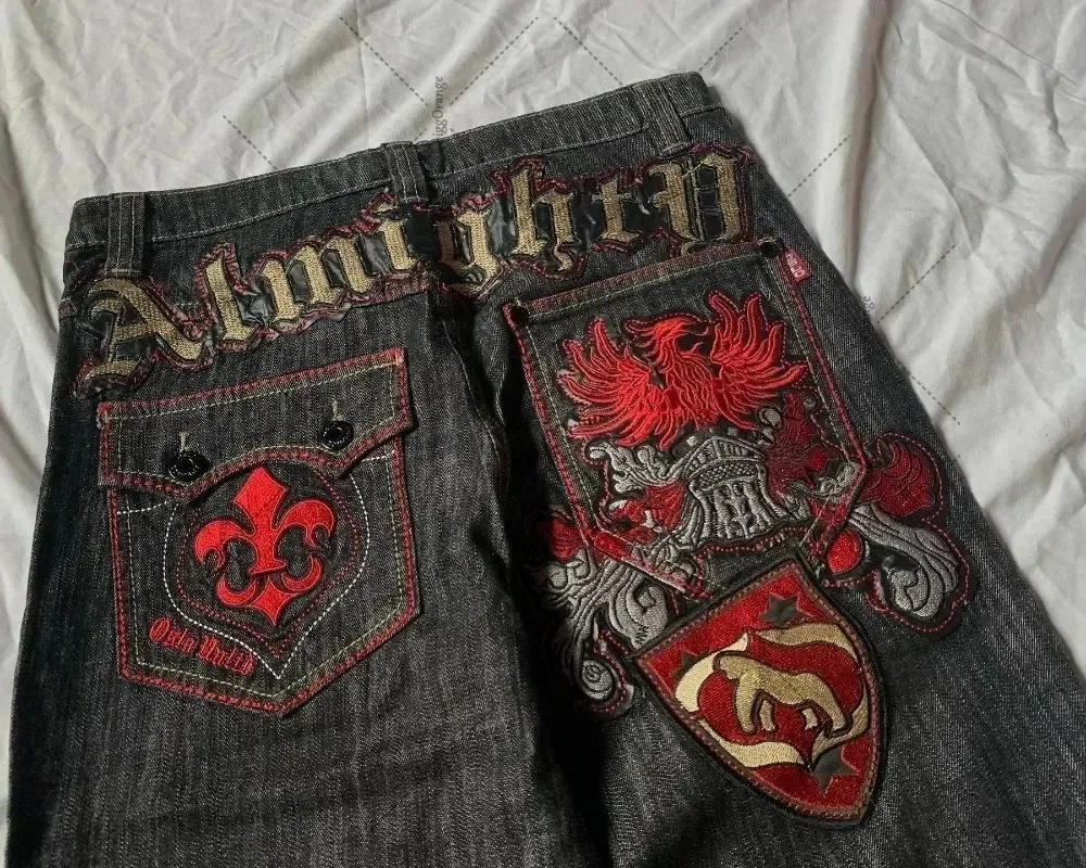 Men'S Fashion For 70 Year Old - Y2K retro american high street patchwork