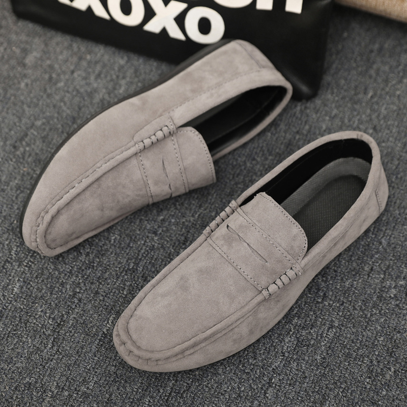 Suede Loafers Men - Men's Loafers Lightweight and Breathable Canvas