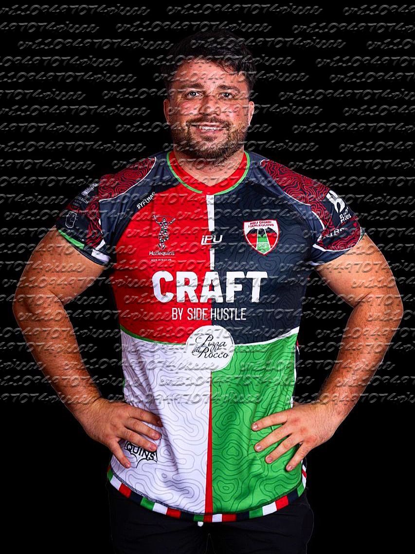 Mens Fashion Rugby Shirts - 2026 New Harlequins Abu Dhabi Rugby
