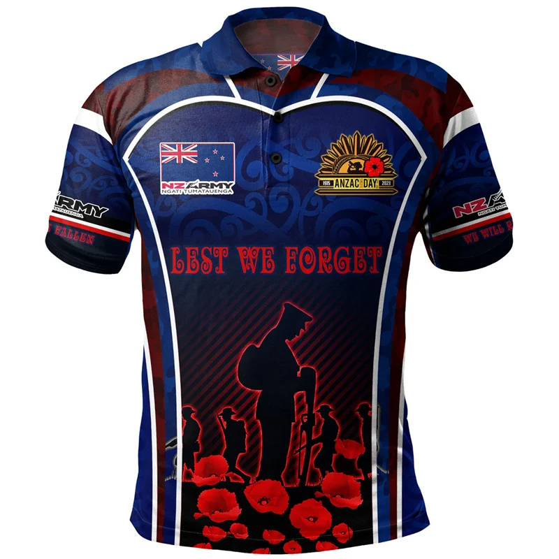 New Zealand NZ Flag Maori Patt - đánh giá và giá Mens Fashion Rugby Shirts
