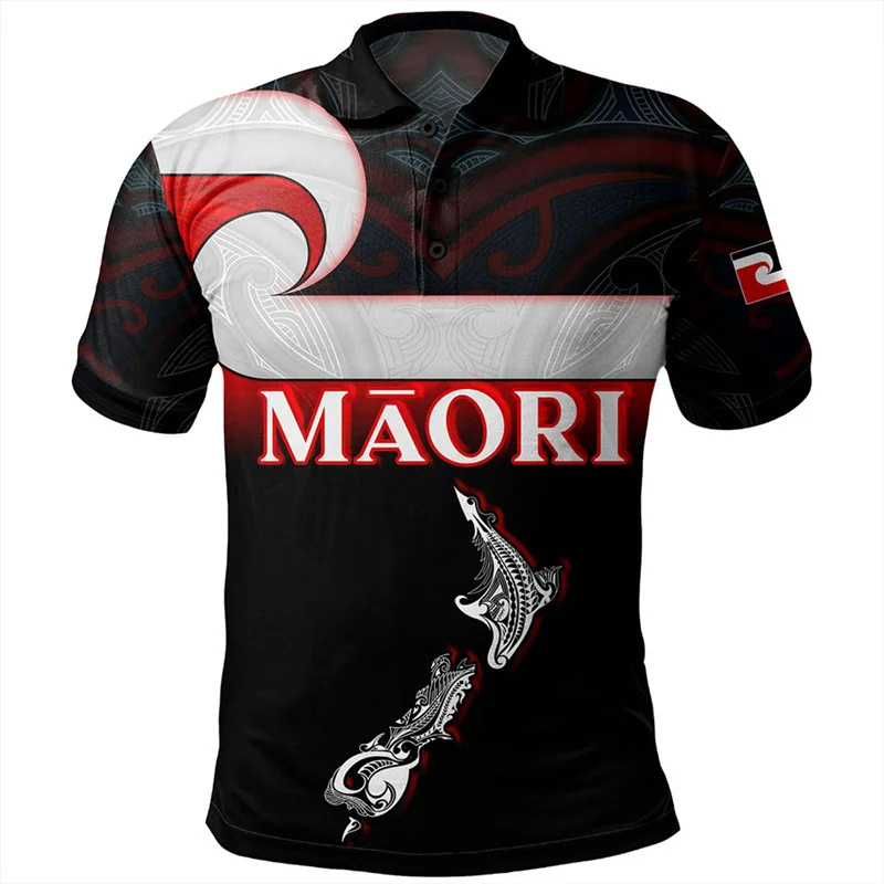 New Zealand NZ Flag Maori Patt - đánh giá và giá Mens Fashion Rugby Shirts