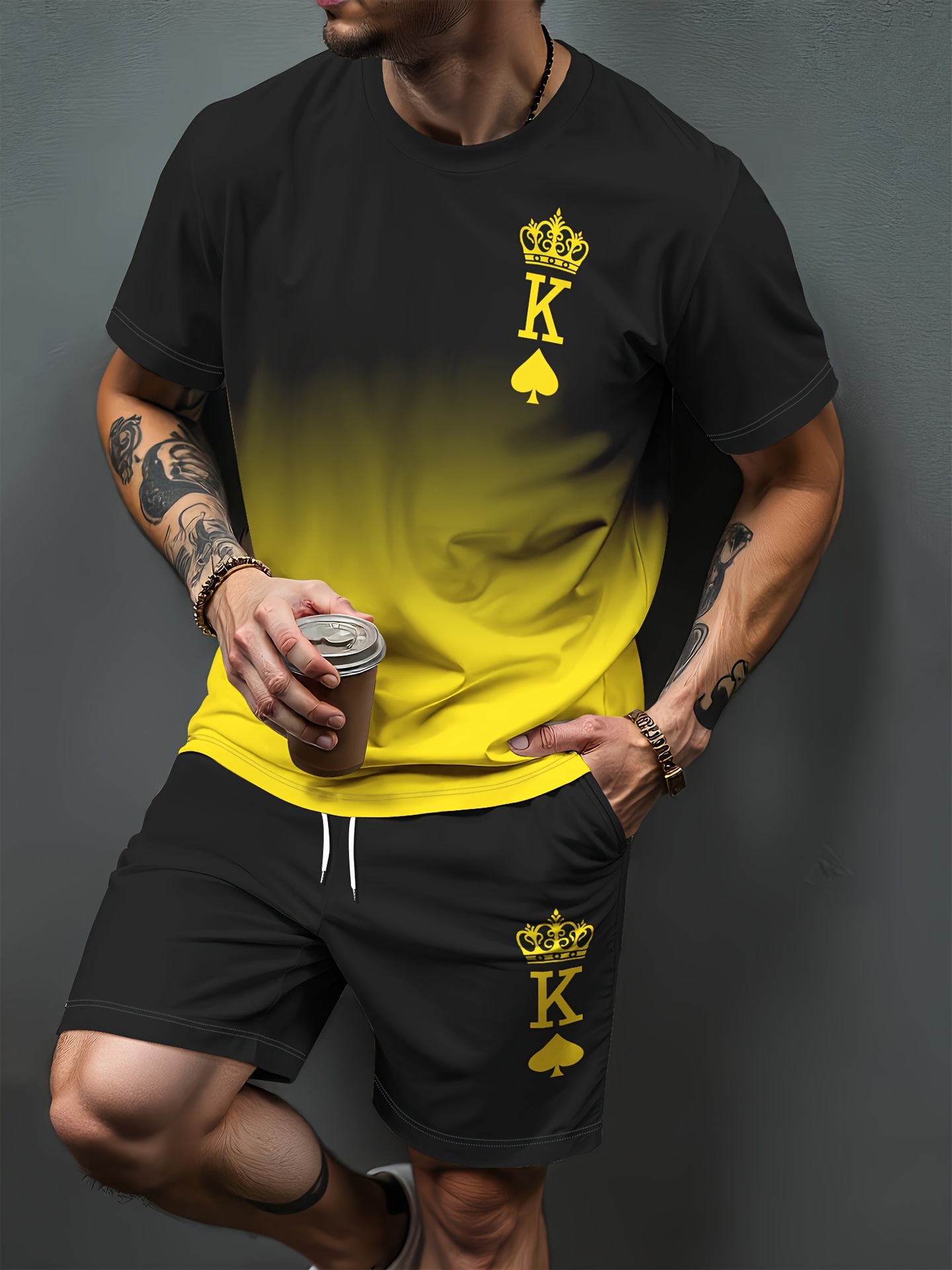 Gradient Letter Pattern 3D Pri - đánh giá và giá Men'S Fashion Trends 2025
