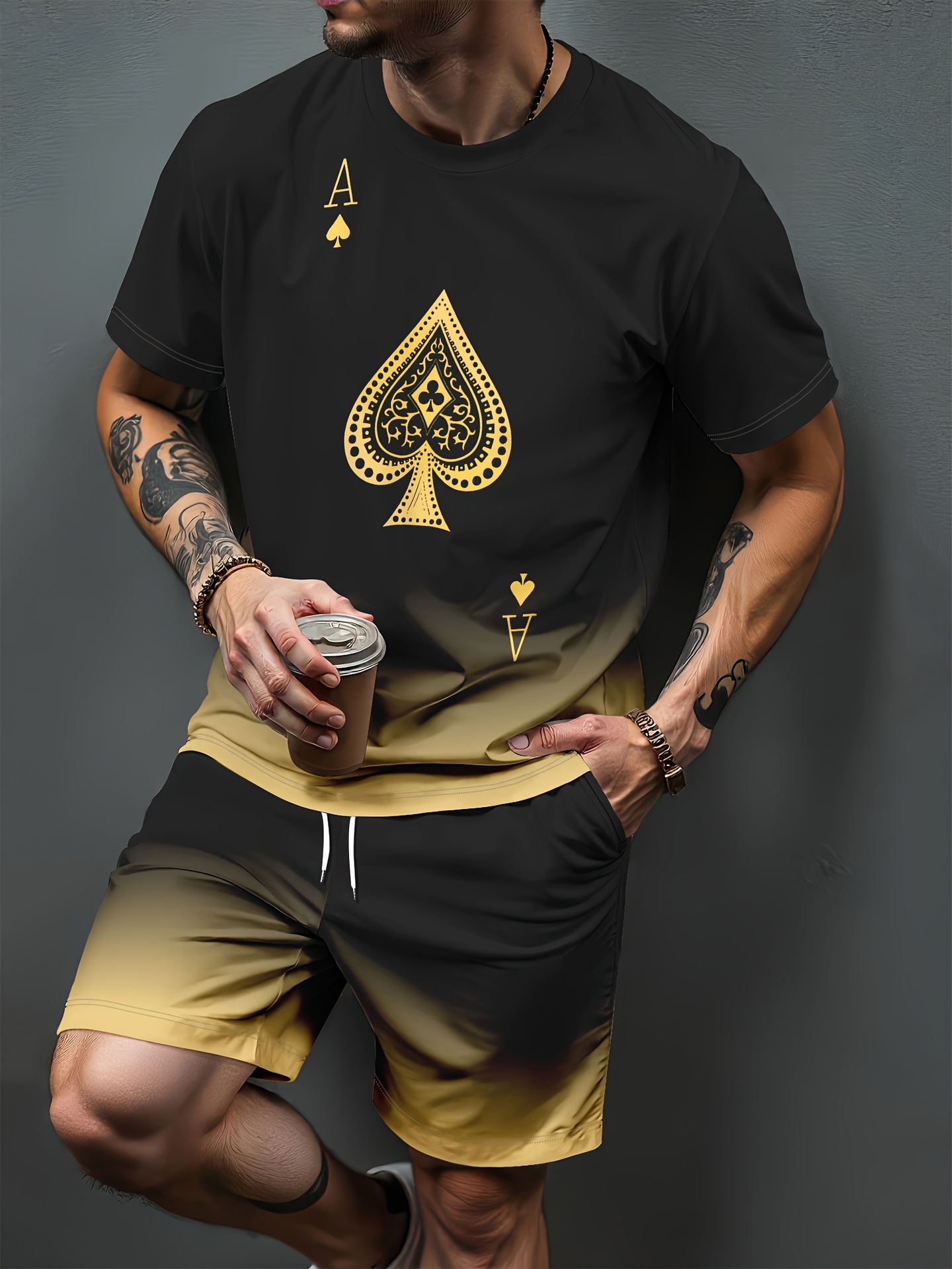 Gradient Letter Pattern 3D Pri - đánh giá và giá Men'S Fashion Trends 2025