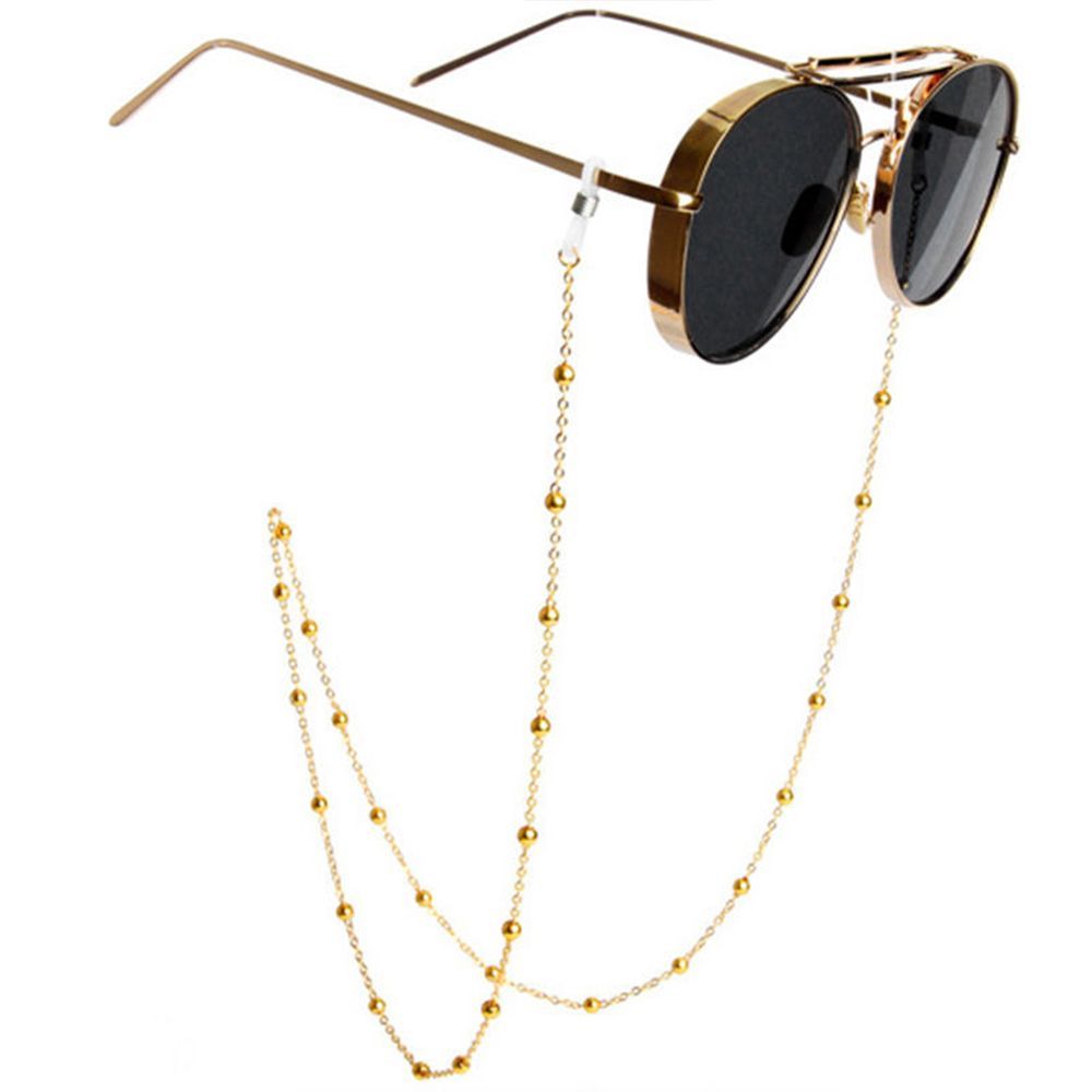 Beaded Lanyard Metal Straps Si - đánh giá và giá Mens Fashion Reading Glasses