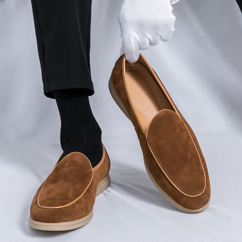 Fashion Men Luxury Brand Loafe - đánh giá và giá Suede Loafers Men