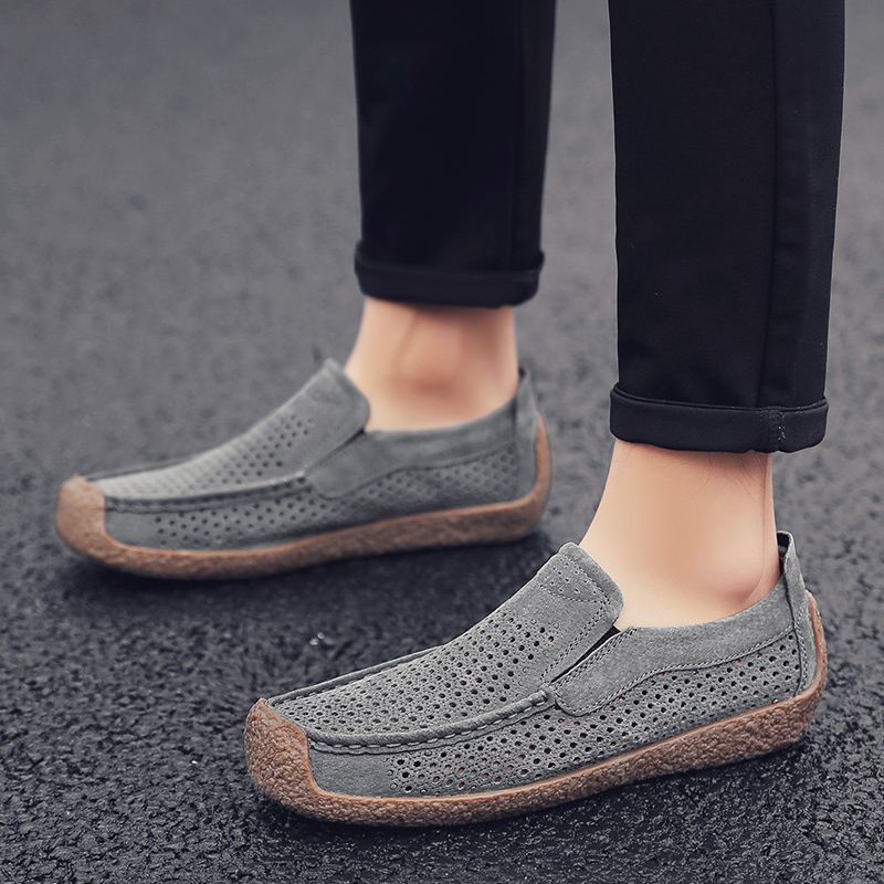 Men Loafers High-quality Slip  - đánh giá và giá Suede Loafers Men