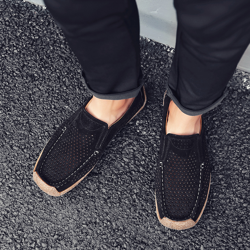 Men Loafers High-quality Slip  - đánh giá và giá Suede Loafers Men