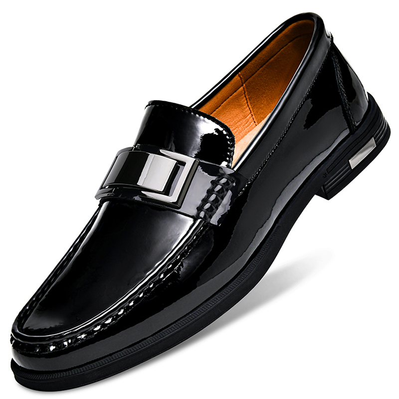 Premium Men's Patent Leather L - đánh giá và giá Suede Loafers Men
