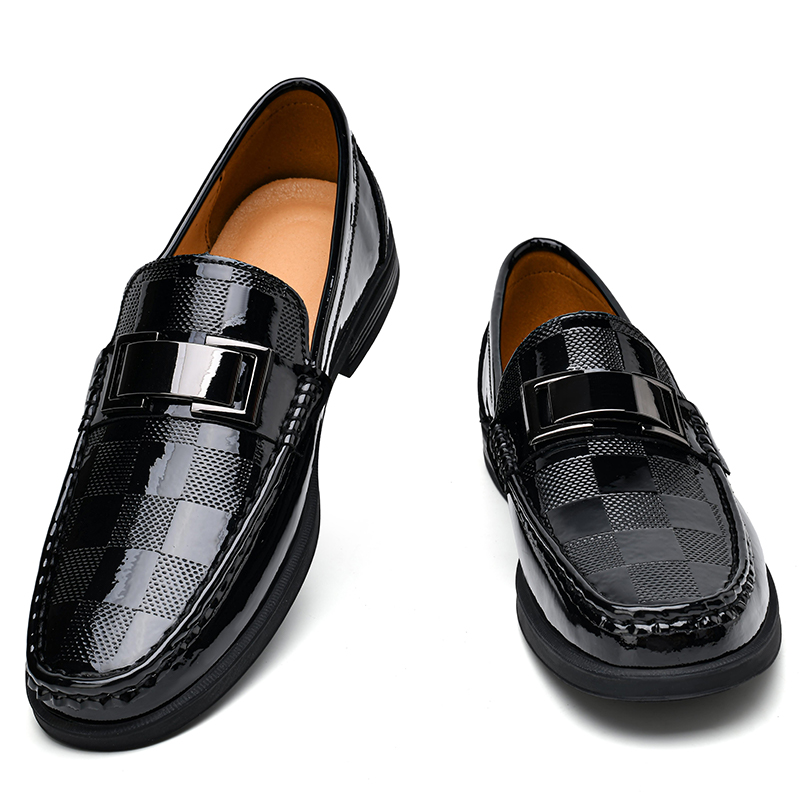 Premium Men's Patent Leather L - đánh giá và giá Suede Loafers Men