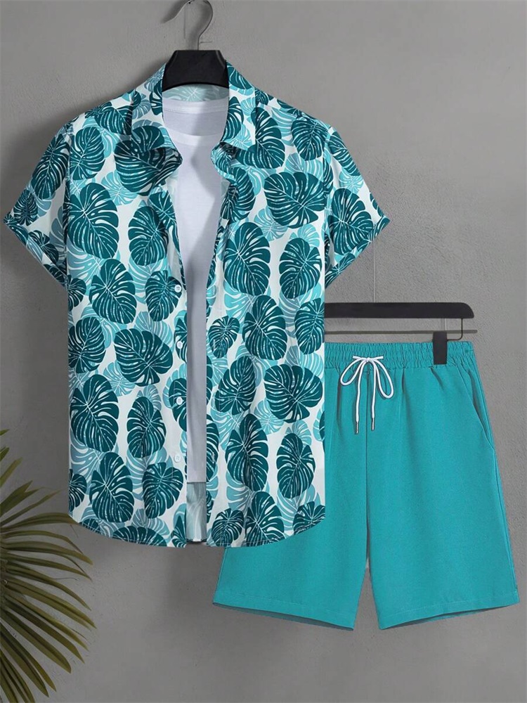 Men's Short-sleeved Shirt Set  - đánh giá và giá Men'S Fashion And Style
