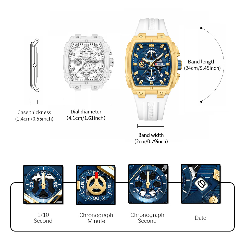 CURREN Luxury Vintage Watch fo - đánh giá và giá Men'S Fashion Old Money