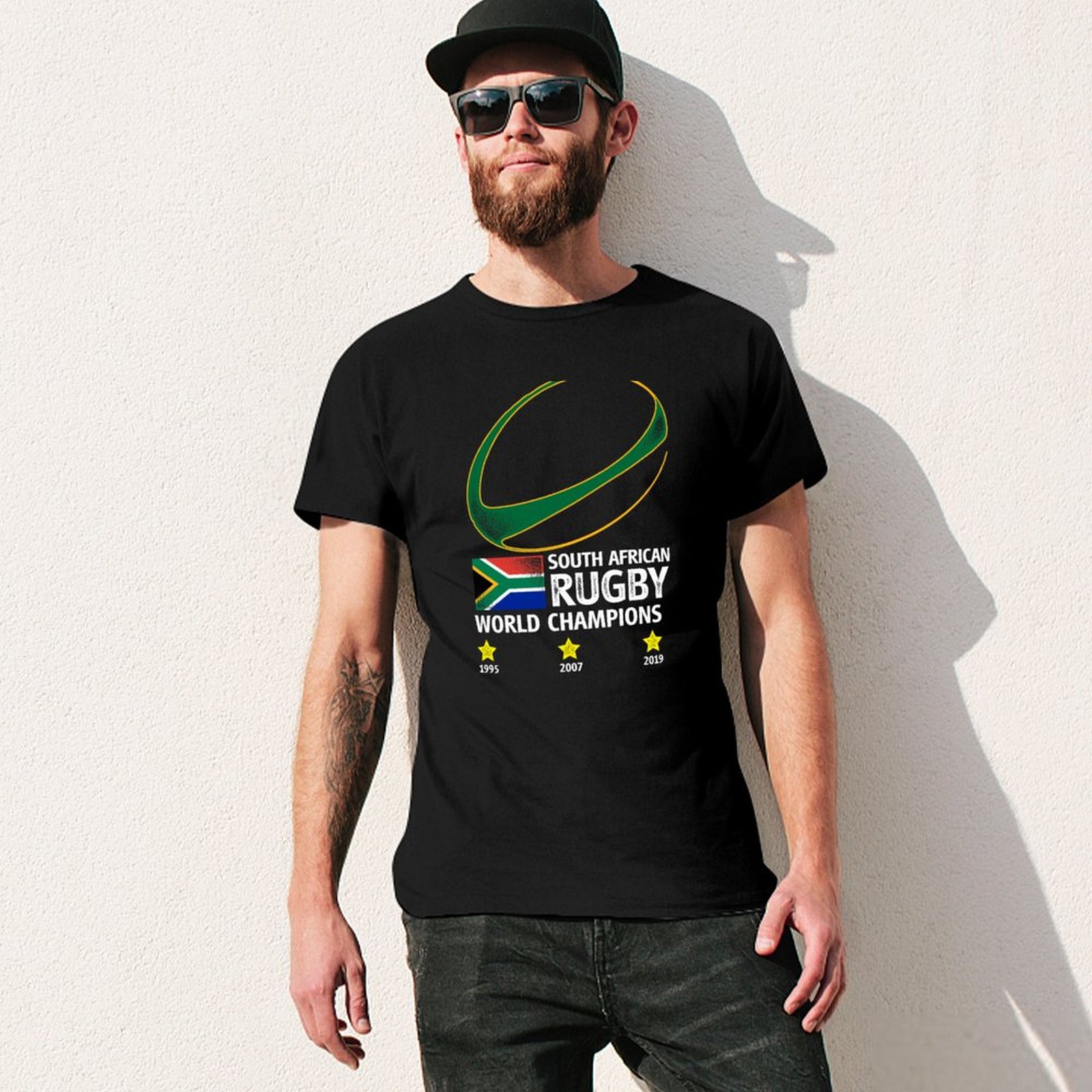 Rugby South Africa World Champ - đánh giá và giá Mens Fashion Rugby Shirts