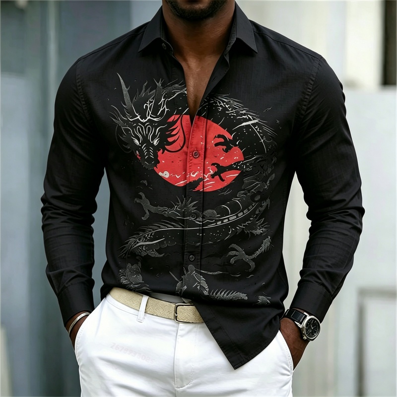 2026 New Men's Shirt White Bla - đánh giá và giá Men'S Fashion And Style