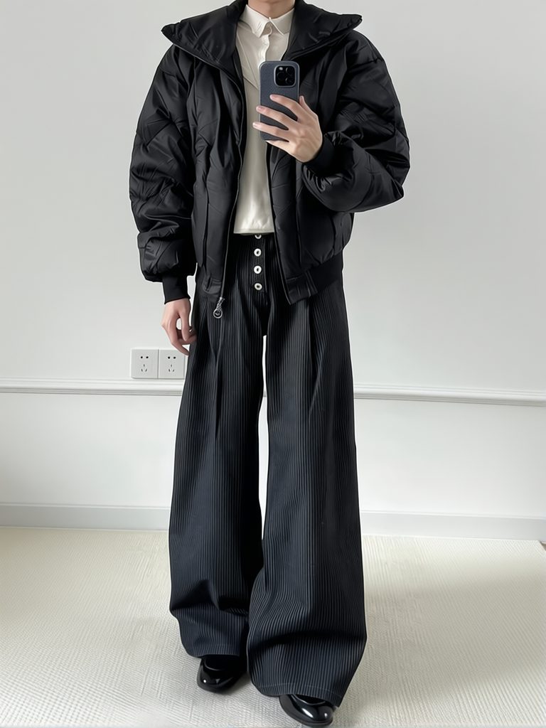 Old Money Men Wide Leg Suit Pa - đánh giá và giá Men'S Dress Pants Fashion