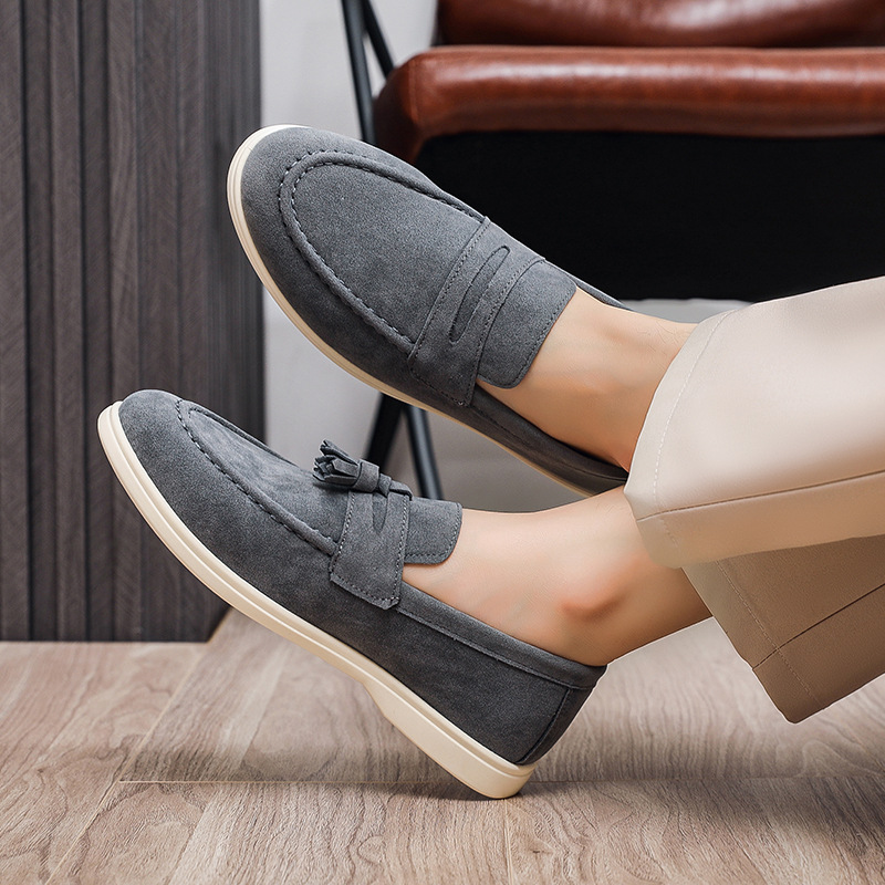 Fashion Comfortable Men's Driv - đánh giá và giá Suede Loafers Men