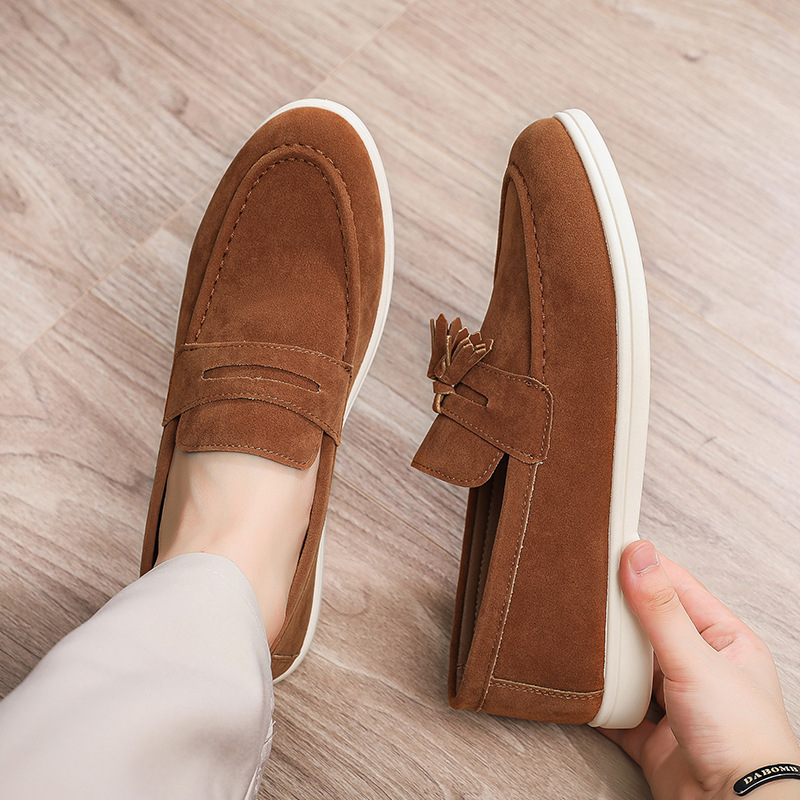 Fashion Comfortable Men's Driv - đánh giá và giá Suede Loafers Men