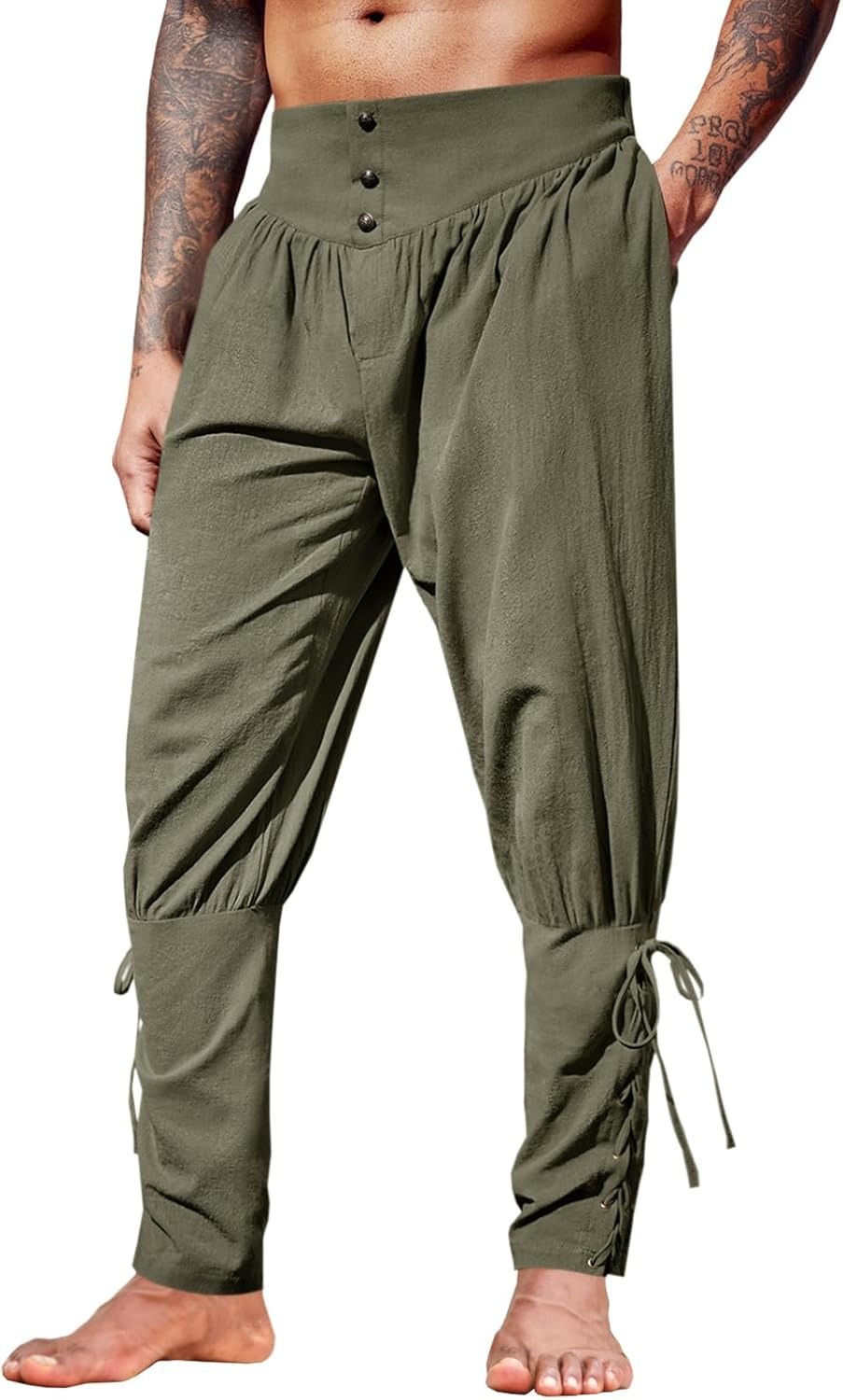 Men's Medieval Linen Ankle Pan - đánh giá và giá Men'S Dress Pants Fashion