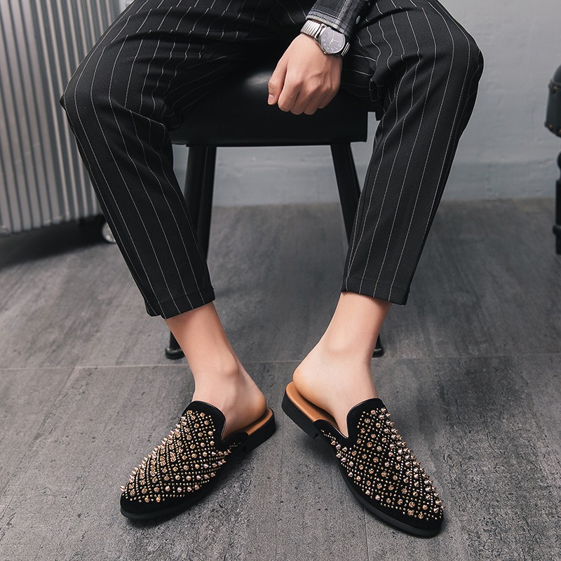 Coiffeur dress mules shoes man - đánh giá và giá Suede Loafers Men