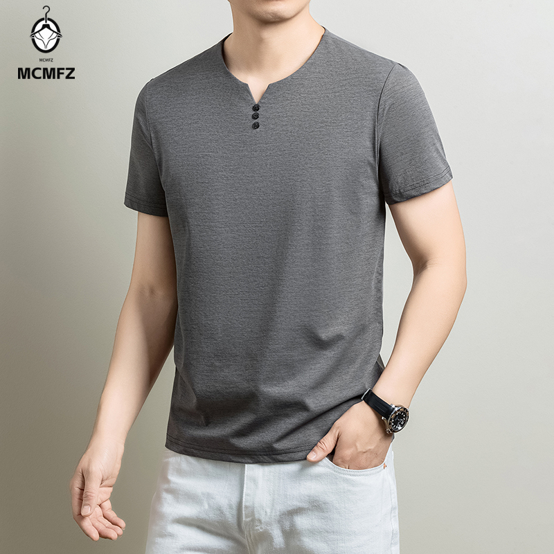 Mens Basic Henley T Shirt Comf - đánh giá và giá Men'S Fashion Trends 2025