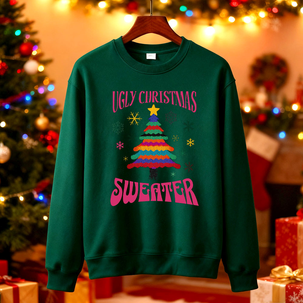 Ugly Christmas Sweater Tree Sw - đánh giá và giá Men'S Fashion For 70 Year Old