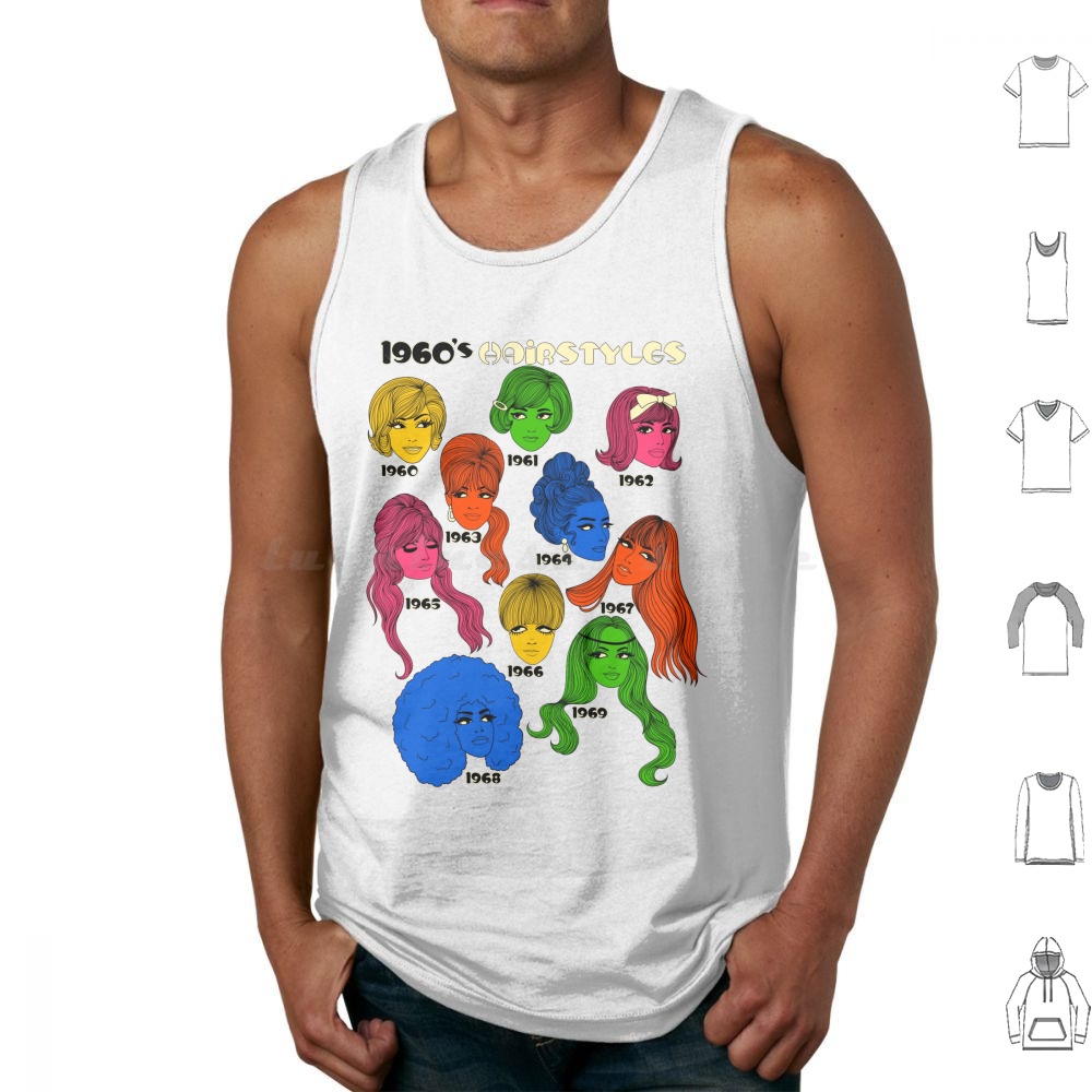 1960s Hairstyles Tank Tops Pri - đánh giá và giá Men'S Fashion 1960S