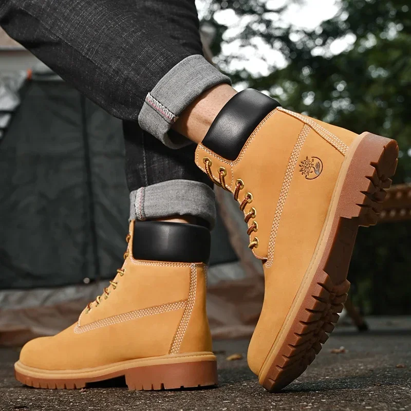 Boots Men High Top Boots High  - đánh giá và giá Men'S Fashion Loafers
