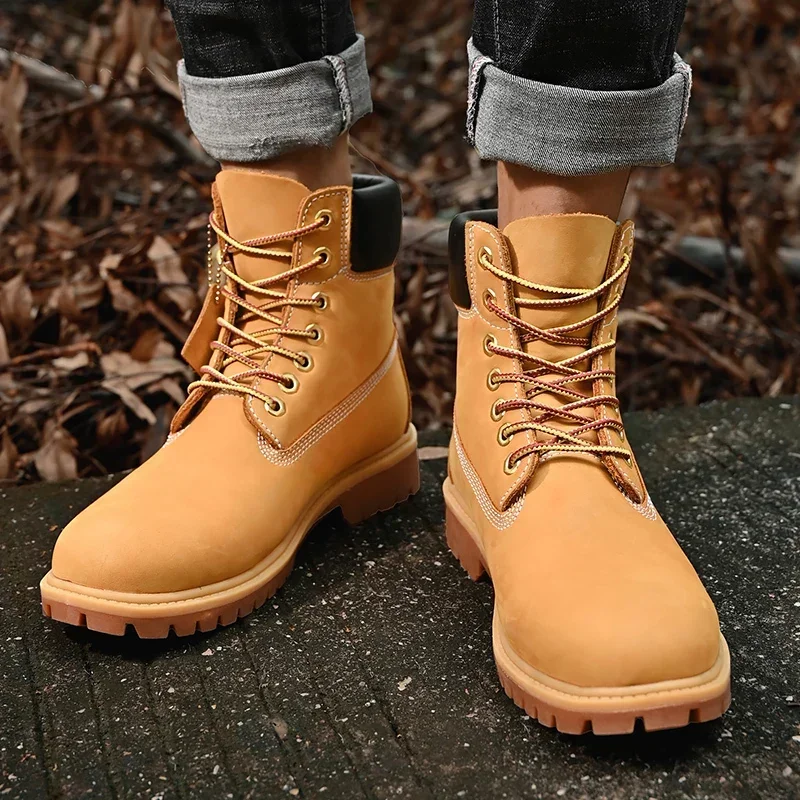 Boots Men High Top Boots High  - đánh giá và giá Men'S Fashion Loafers