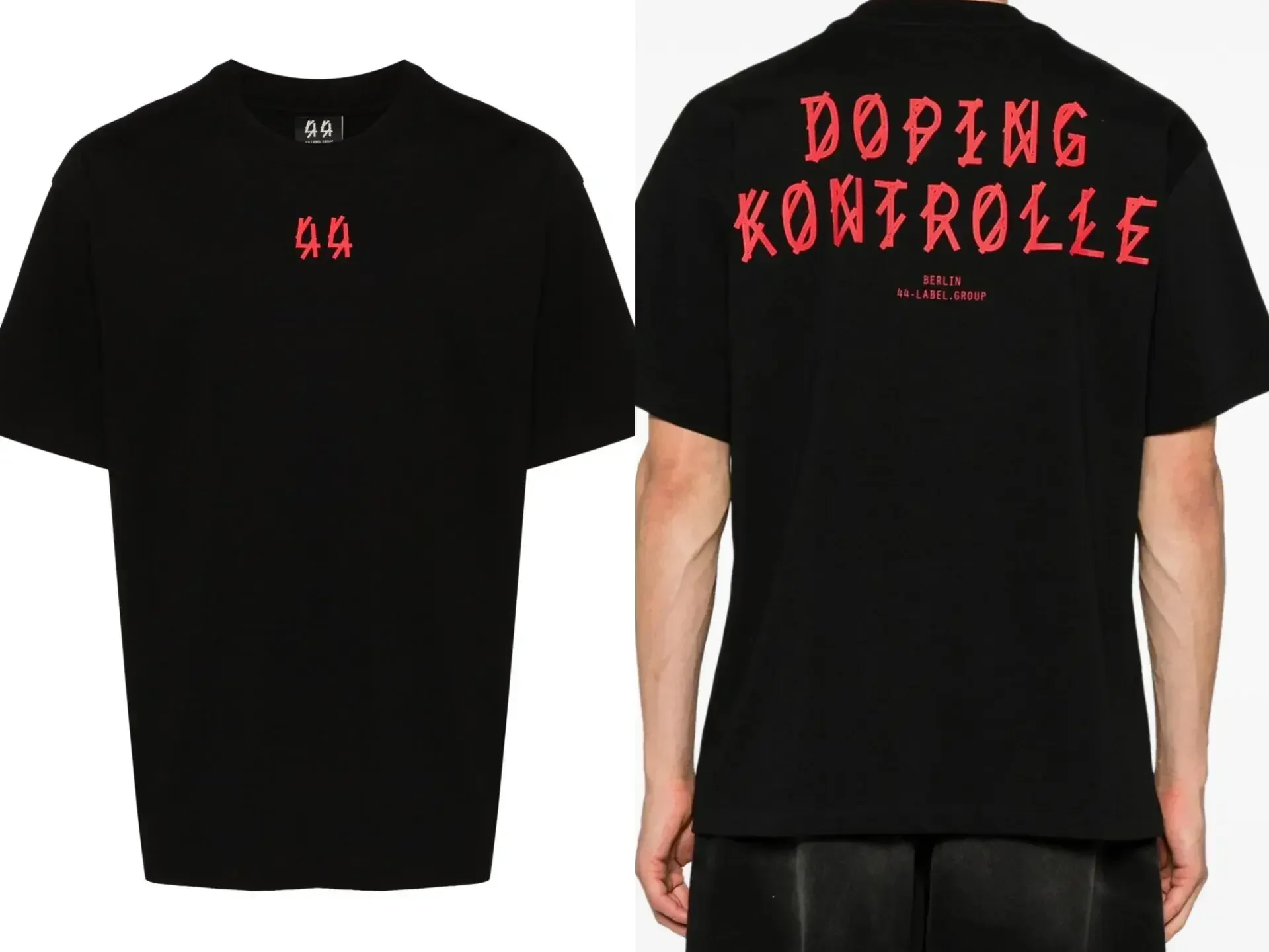 44 LABEL GROUP Cotton T-shirt  - đánh giá và giá Men'S Fashion Labels